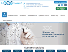 Tablet Screenshot of lifeingenomics.com